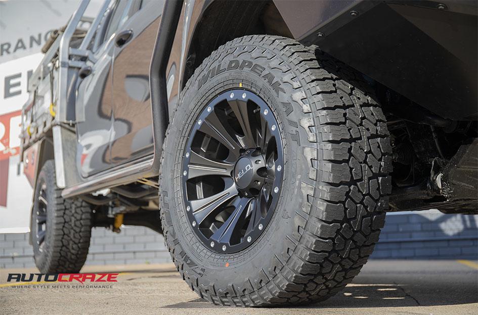 TOYOTA HILUX N80 4WD HE901 SATIN BLACK DARK TINT
